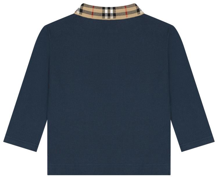 Burberry Inf Boy Polo Shirts Blauw