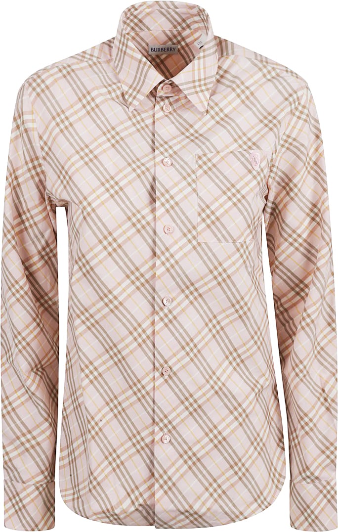Burberry Classic Plaid Button-Down Shirt Roze