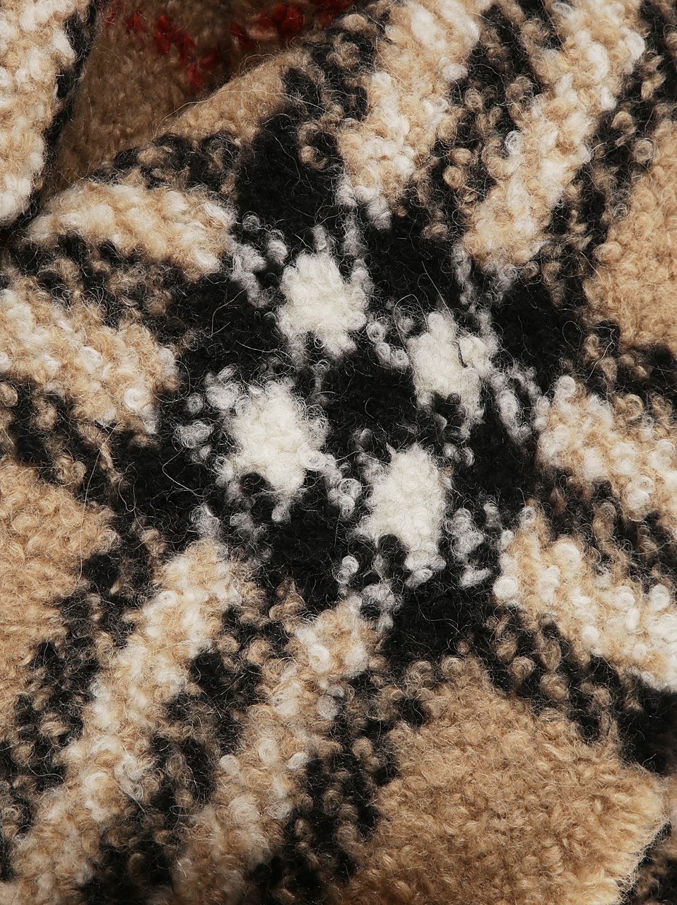 Burberry Classic Check Pattern Scarf Neutraal
