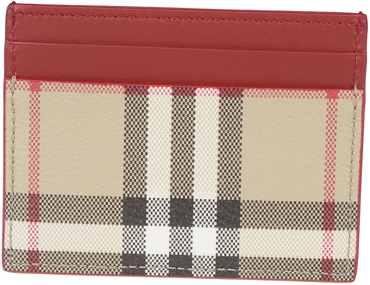 Burberry Classic Flared Jeans with Plaid Detail Neutraal