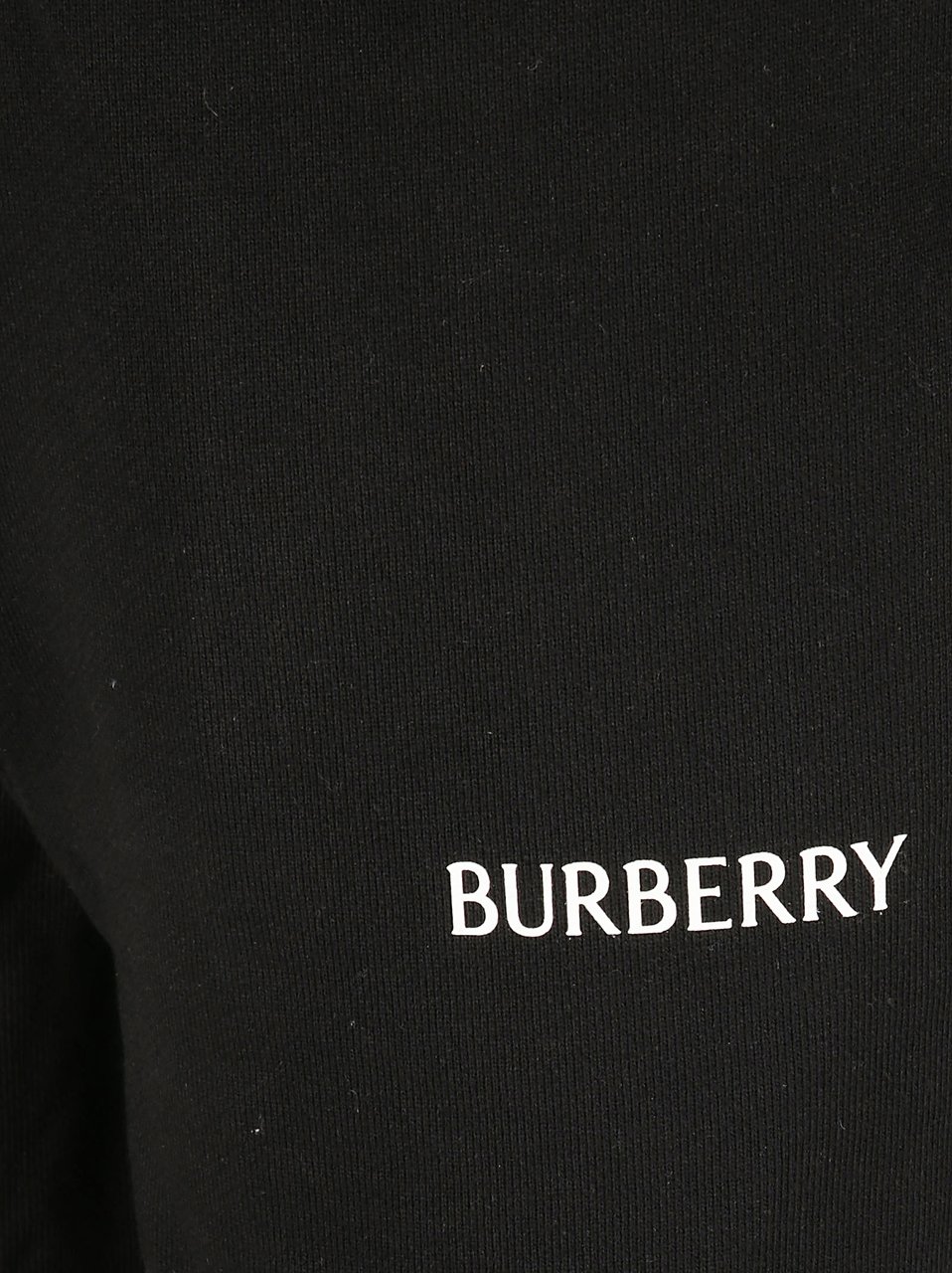 Burberry Black Shorts with Adjustable Drawstring Zwart