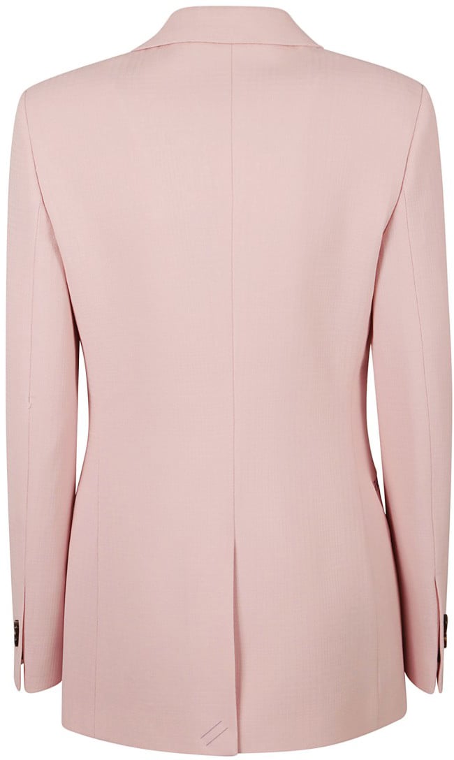Burberry Tailored Virgin Wool Jacket Roze