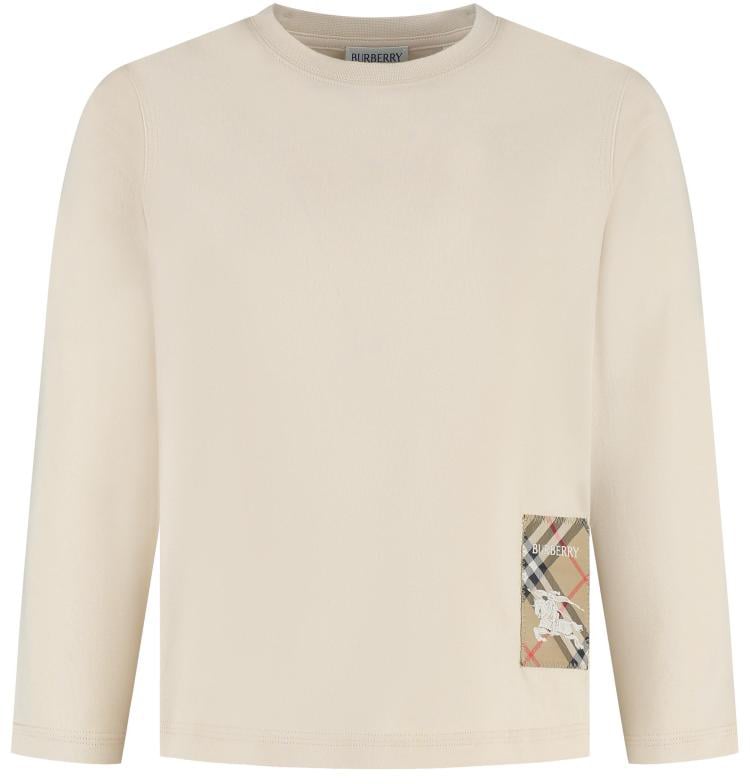 Burberry Kid Boy T-shirts Beige