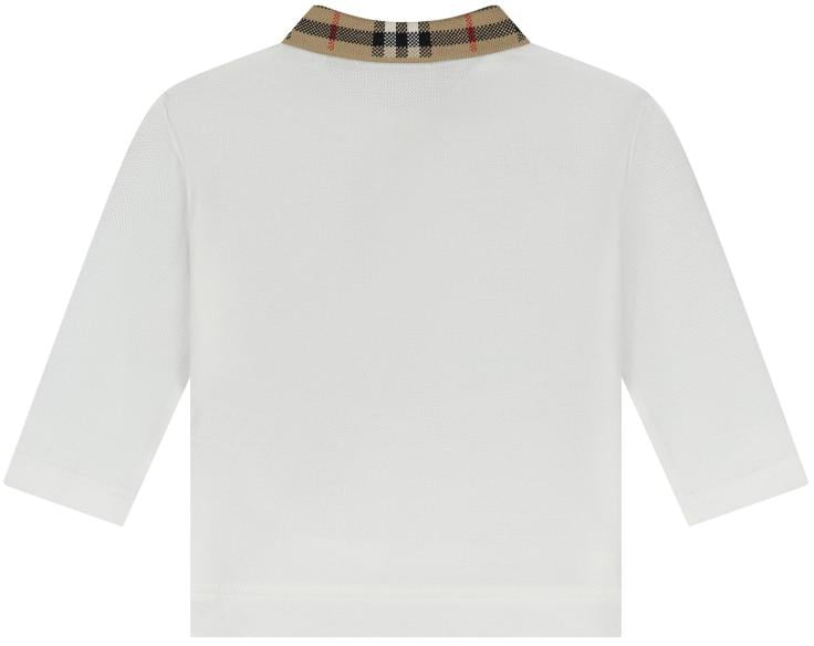 Burberry Inf Boy Polo Shirts Wit