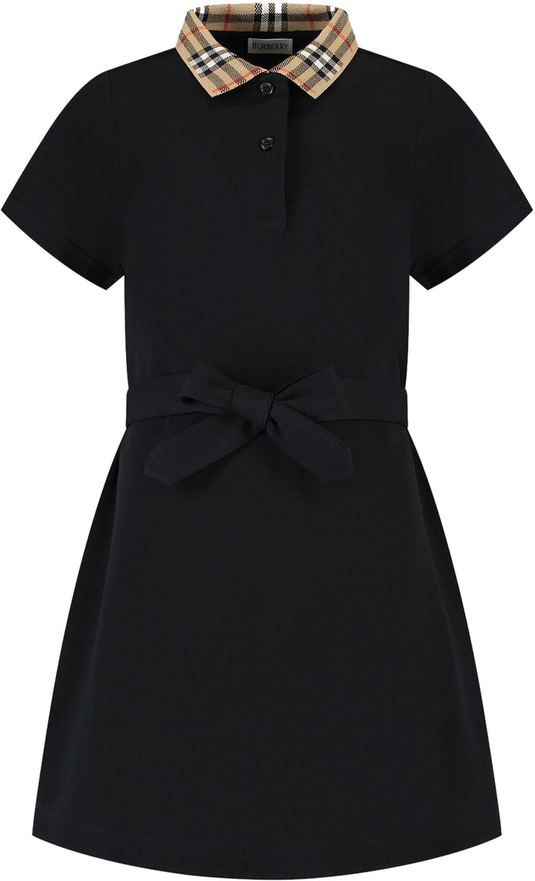 Burberry Kid Girl Jersy Dress Zwart