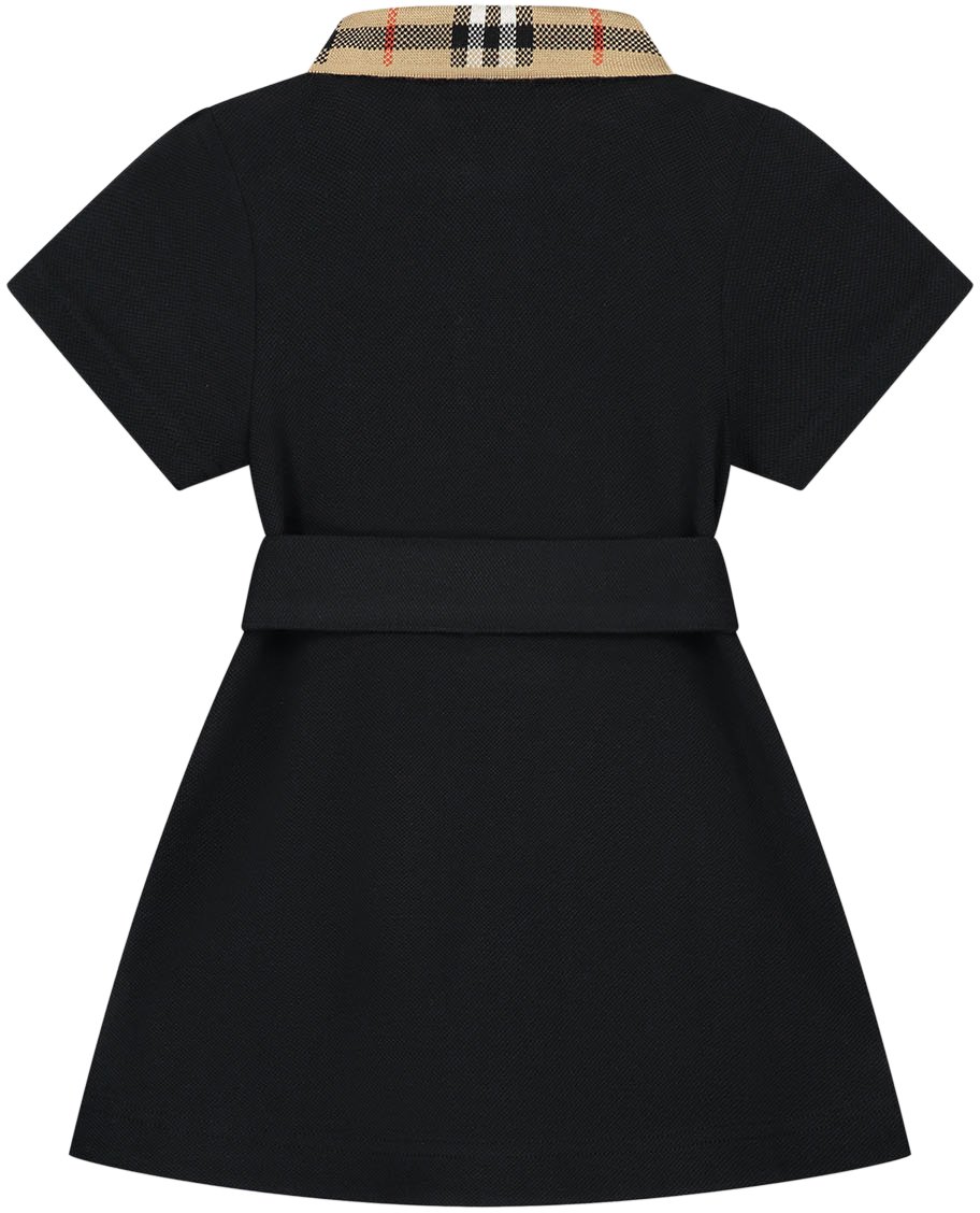 Burberry Inf Girl Jersy Dress Zwart