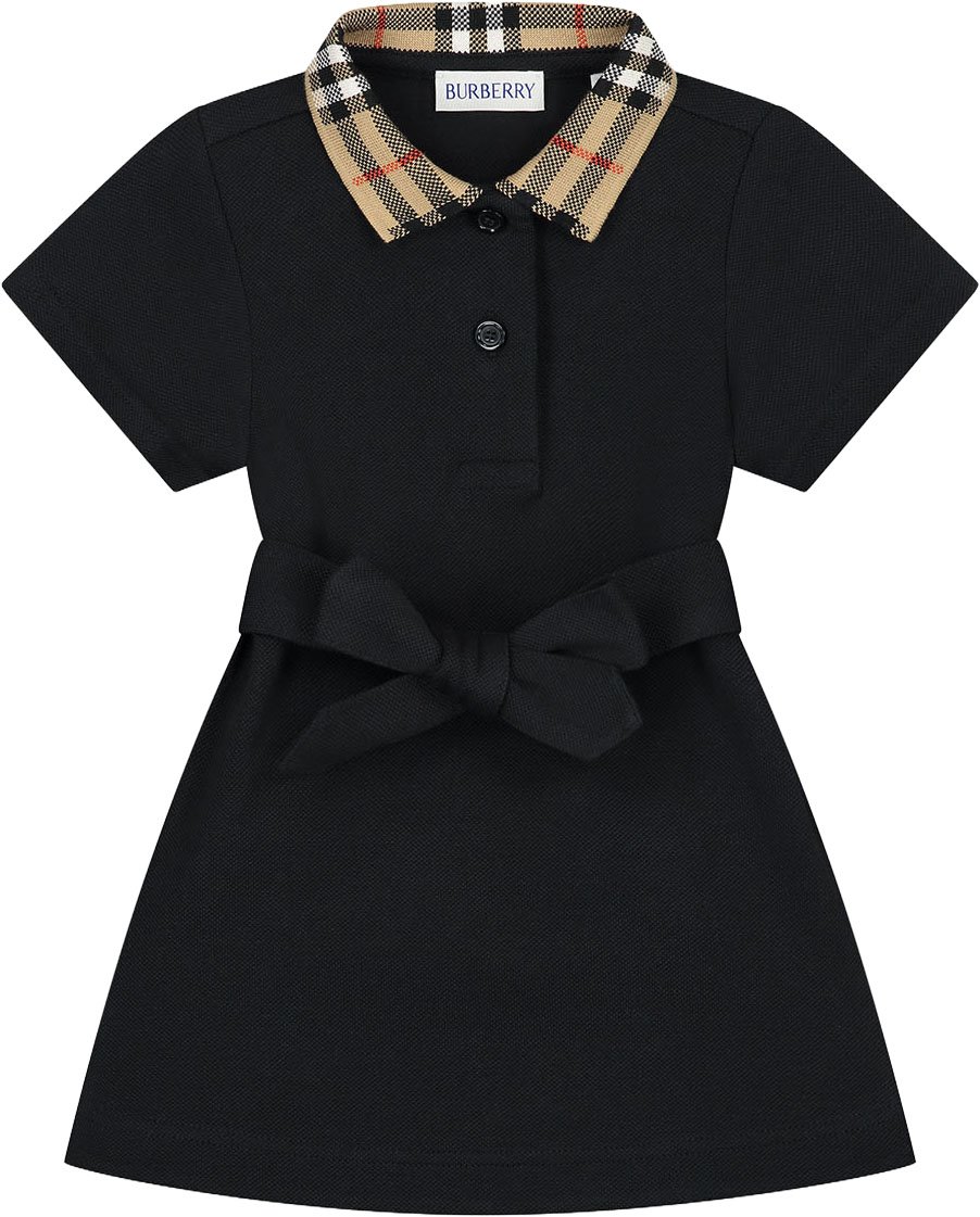 Burberry Inf Girl Jersy Dress Zwart