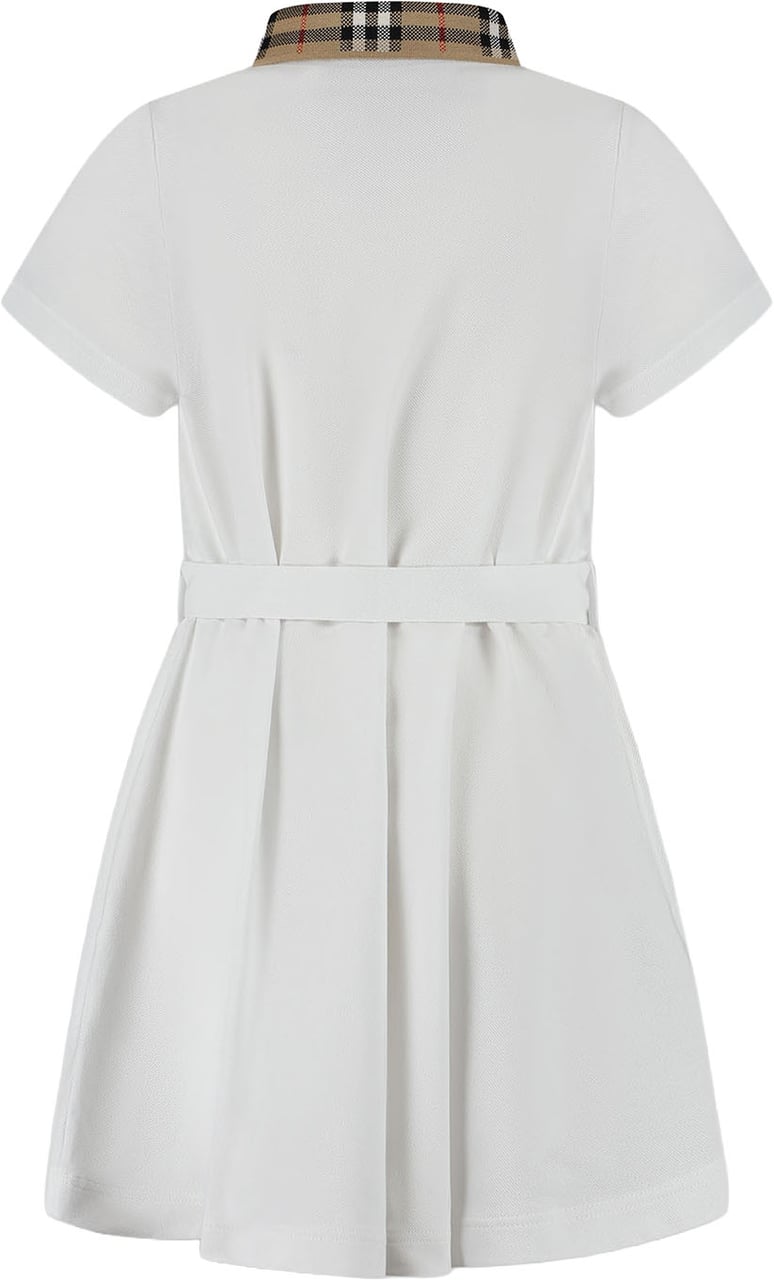 Burberry Kid Girl Jersy Dress Wit
