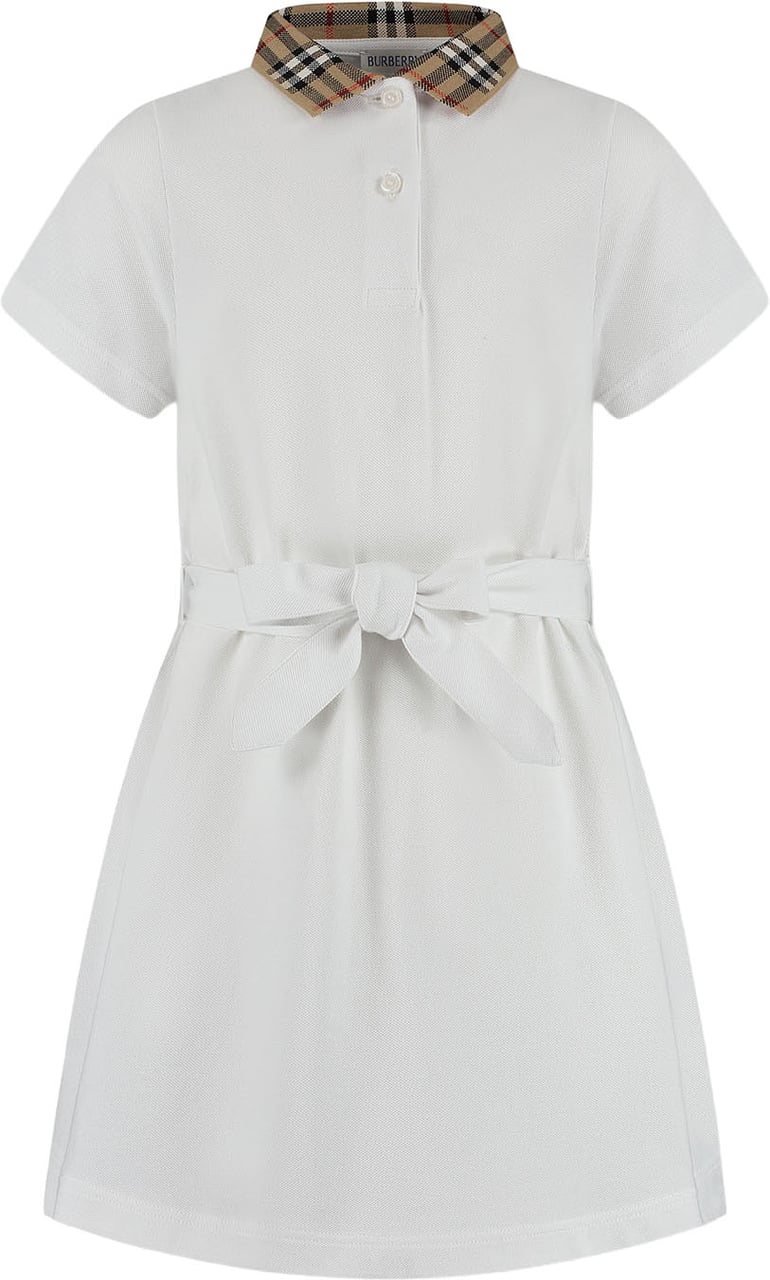 Burberry Kid Girl Jersy Dress Wit