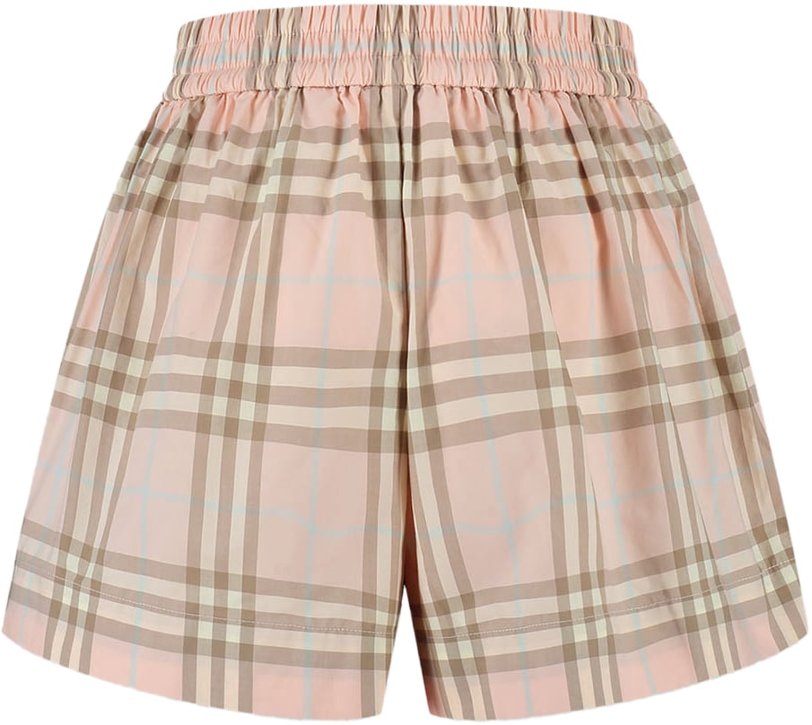 Burberry Kid Girl Shorts Roze