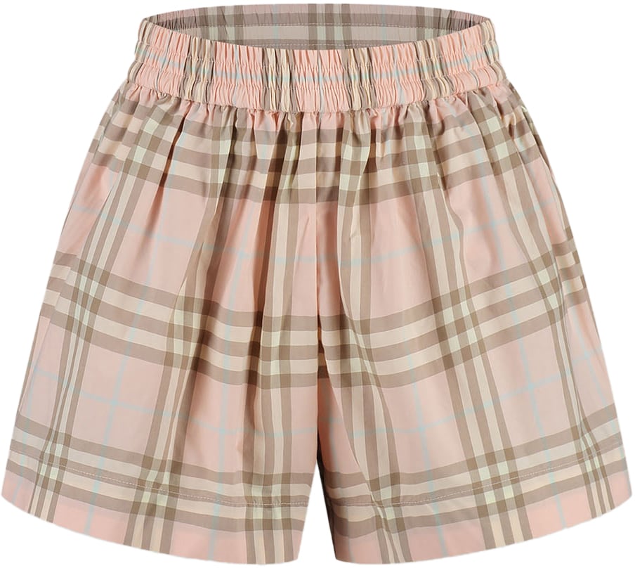 Burberry Kid Girl Shorts Roze