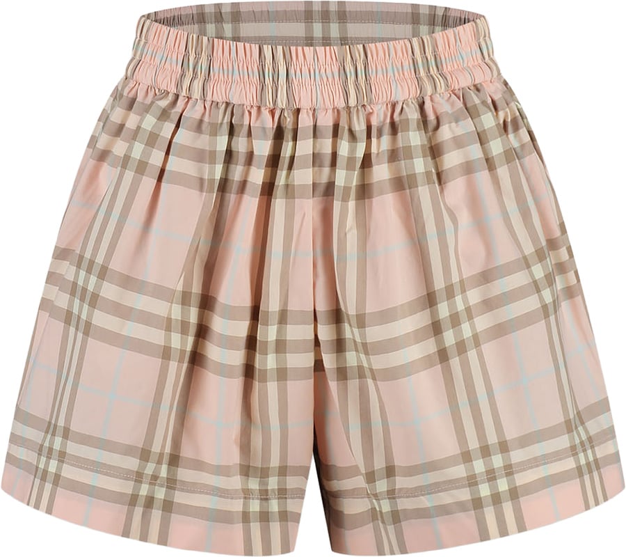 Burberry Kid Girl Shorts Roze