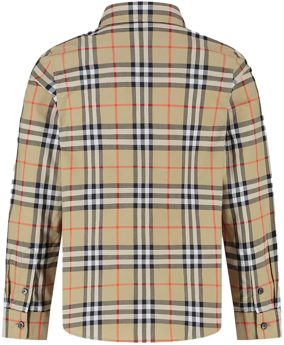 Burberry Kid Boy Shirts Bruin
