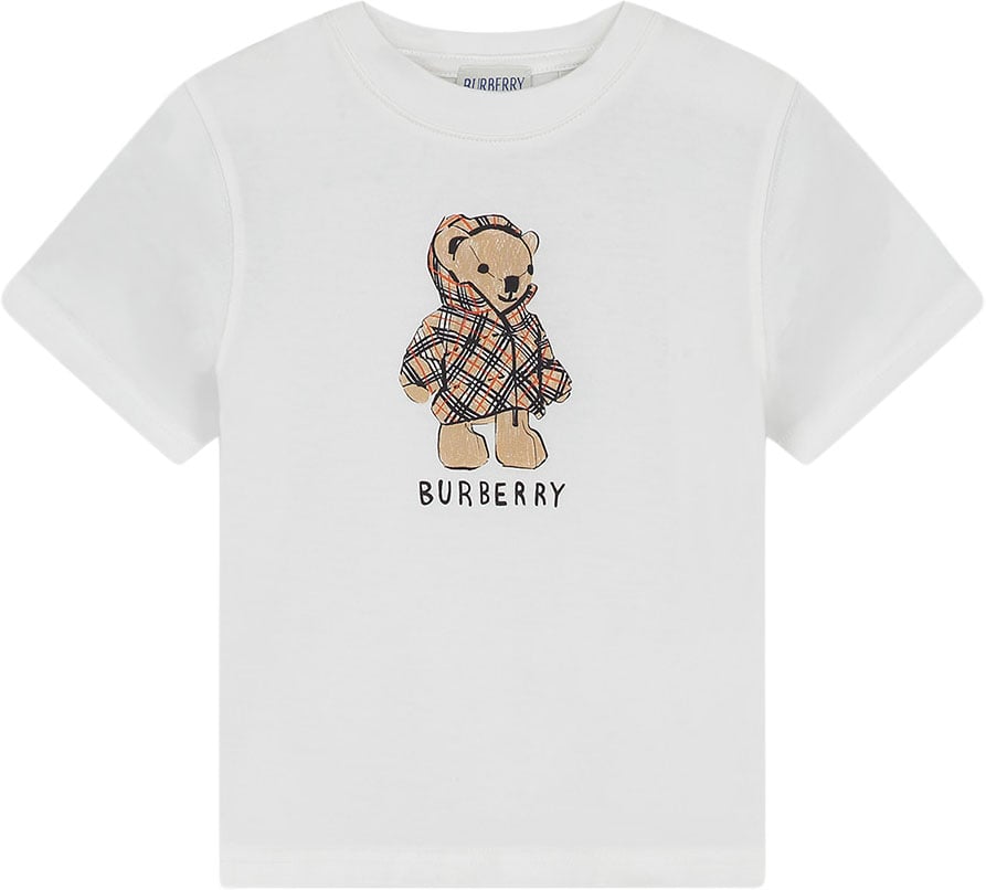 Burberry Inf Boy T-shirts Wit