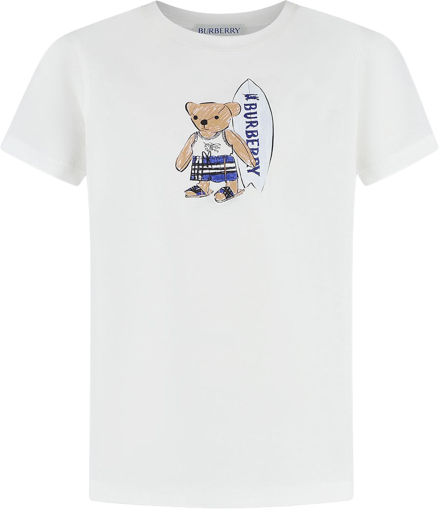 Burberry Kid Boy T-shirts Wit
