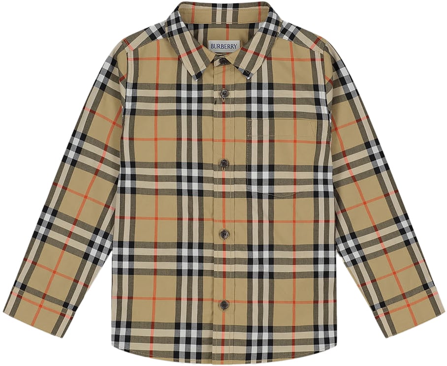 Burberry Inf Boy Shirts Bruin