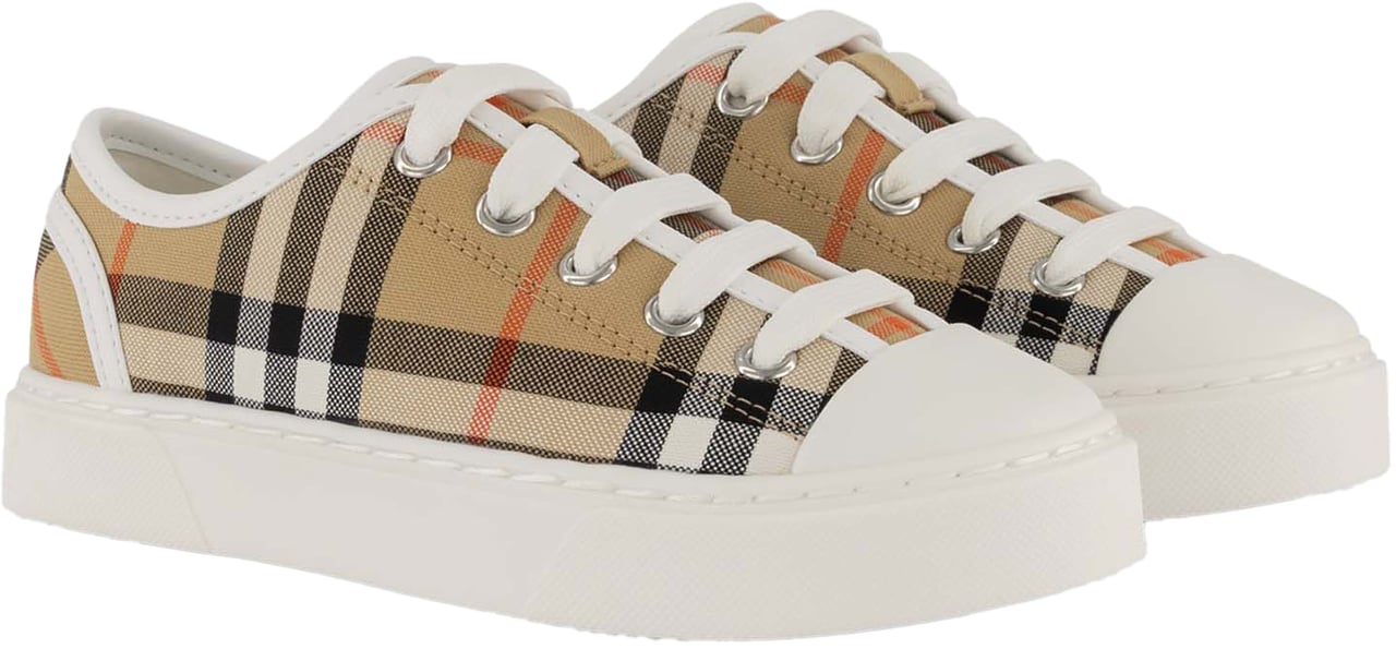 Burberry Kids Trainers Beige