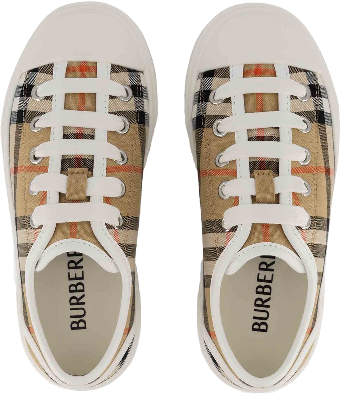 Burberry Kids Trainers Beige