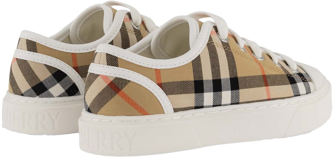 Burberry Kids Trainers Beige