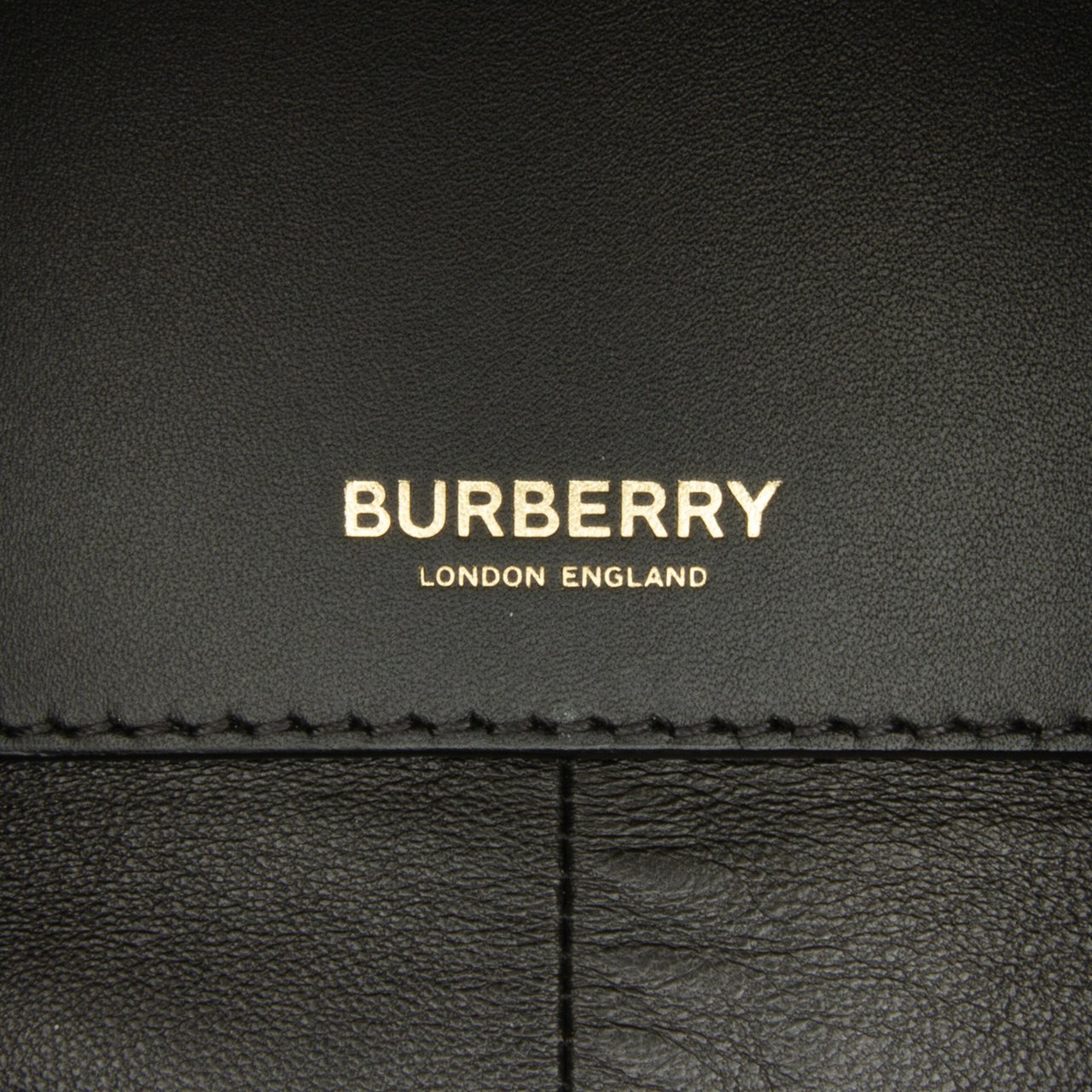 Burberry Lambskin Olympia Scarf Tote Zwart