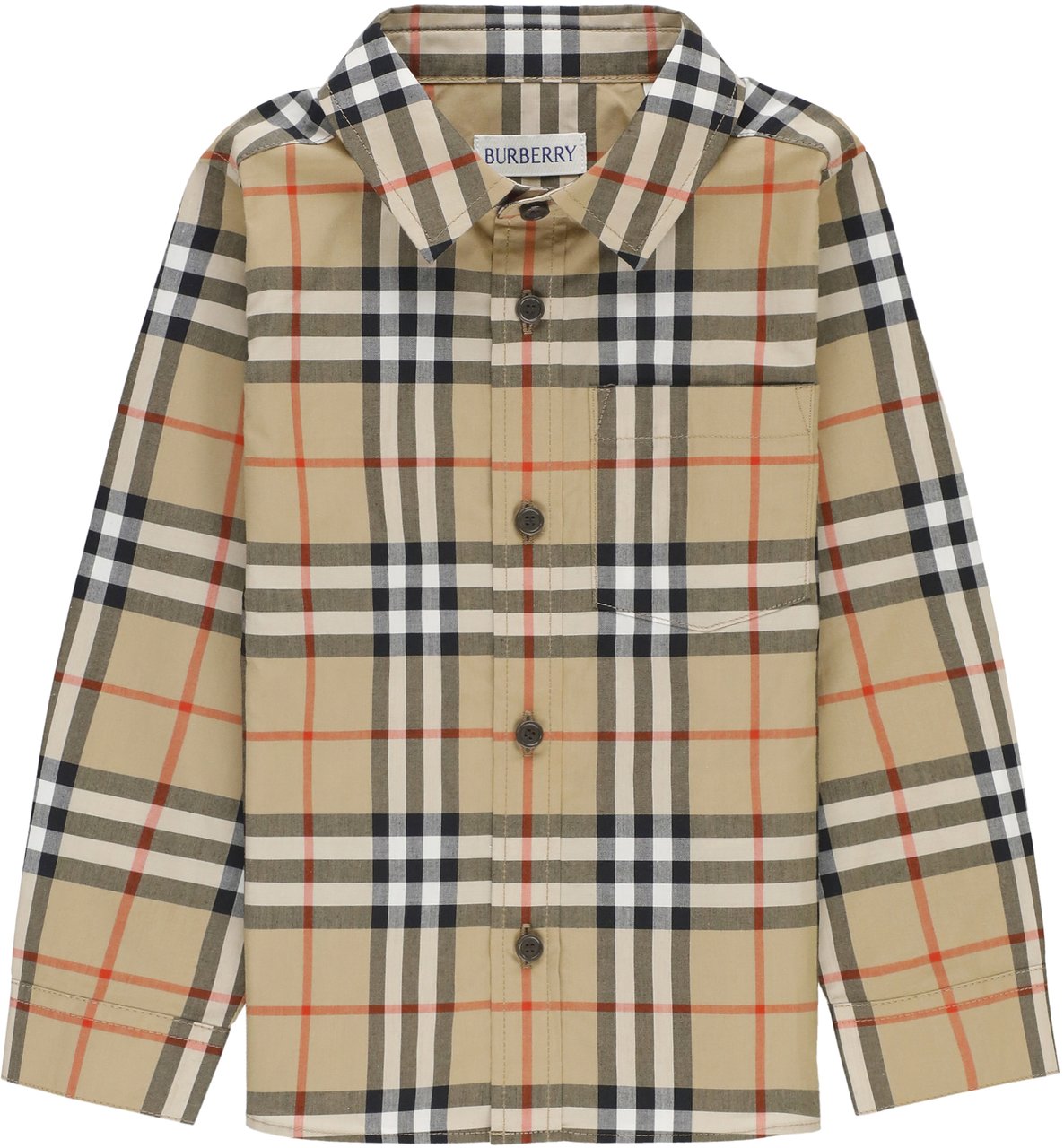 Burberry Inf Boy Shirts Bruin