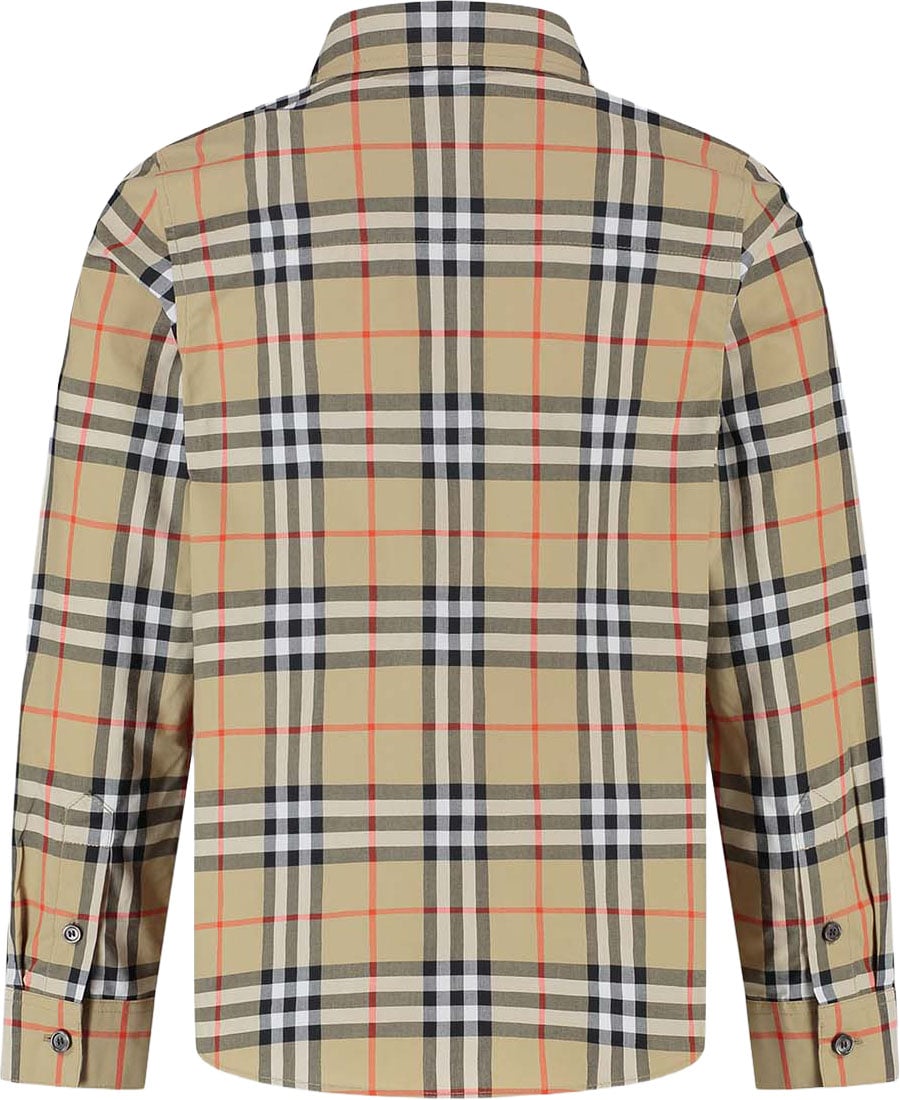 Burberry Kid Boy Shirts Bruin