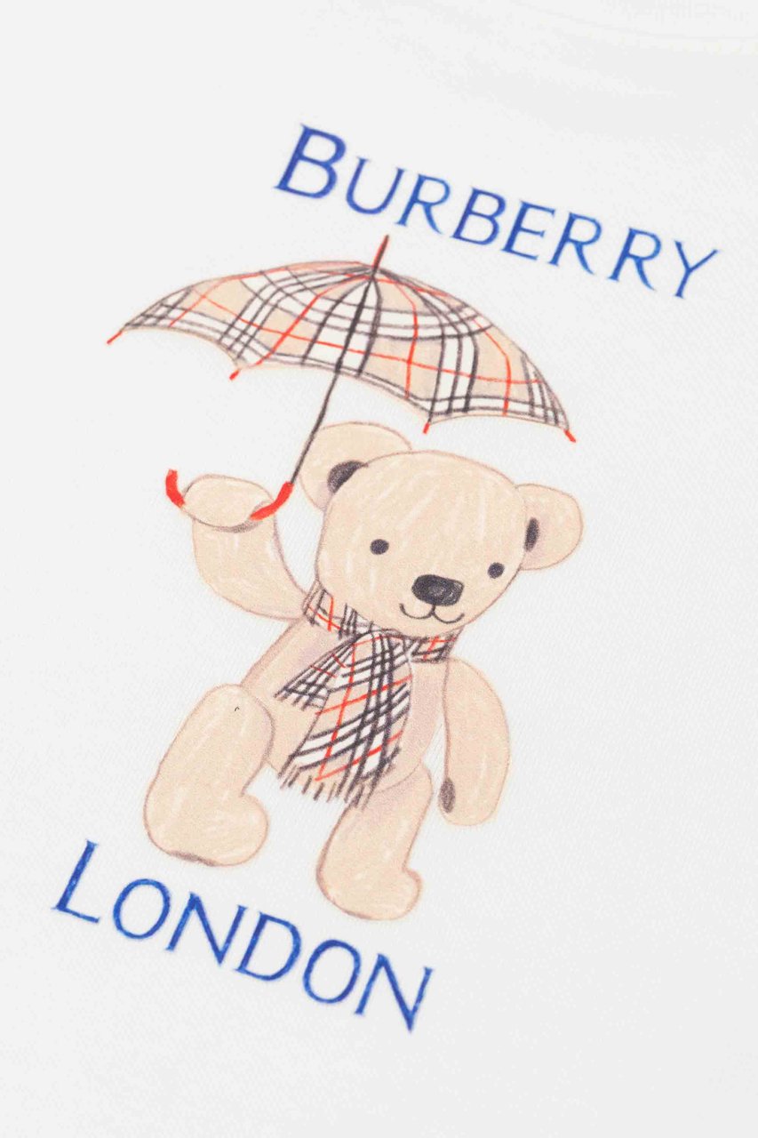 Burberry Inf Boy T-shirts Wit