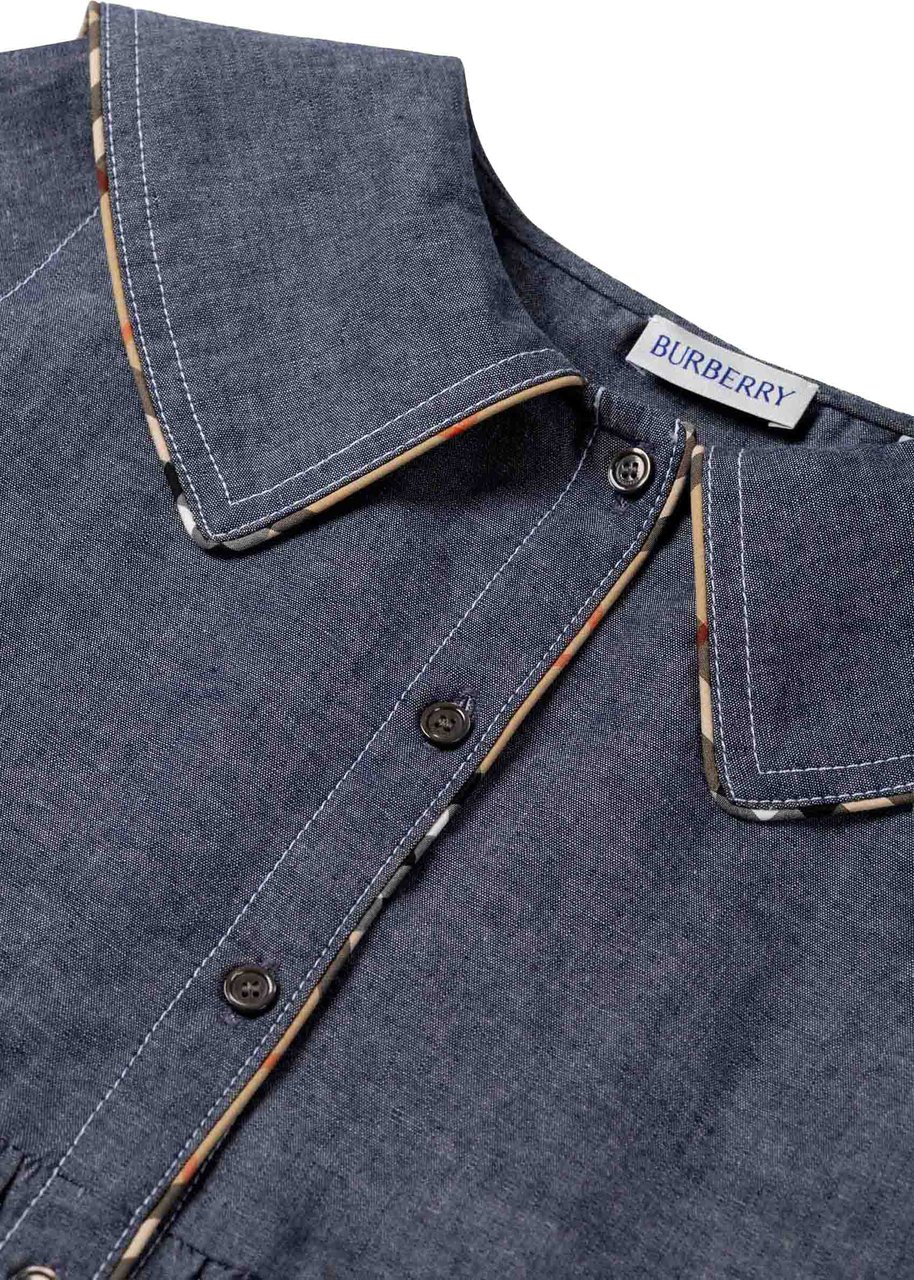 Burberry Kid Girl Dresses Blauw