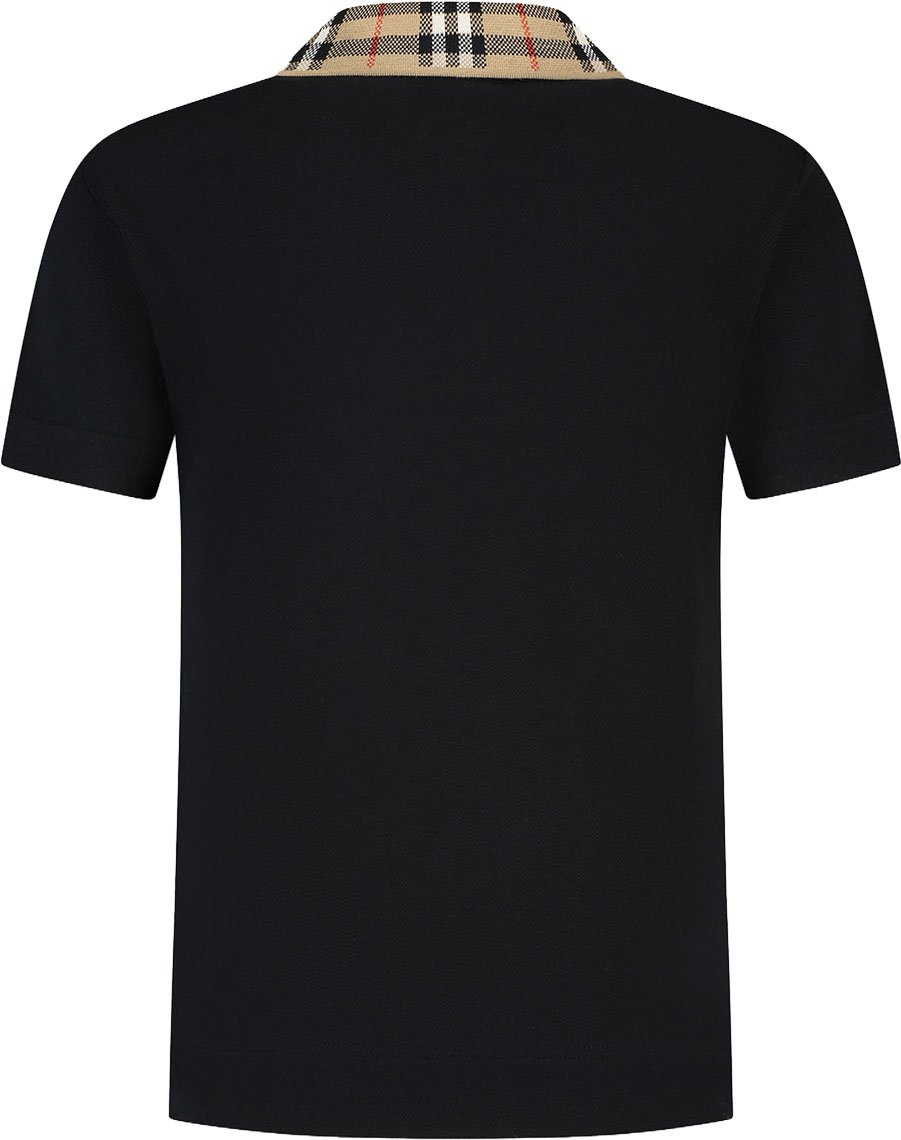 Burberry Kid Boy Polo Shirts Zwart