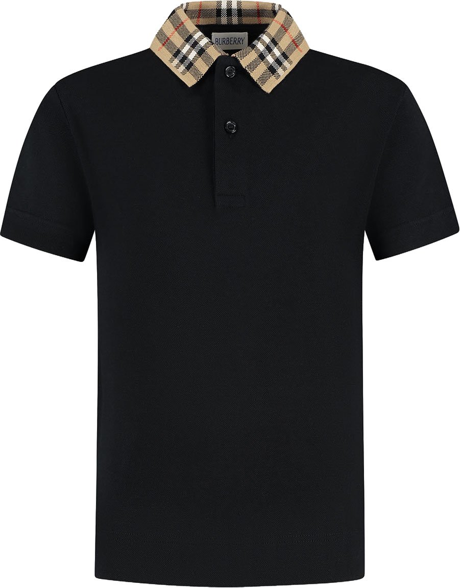 Burberry Kid Boy Polo Shirts Zwart