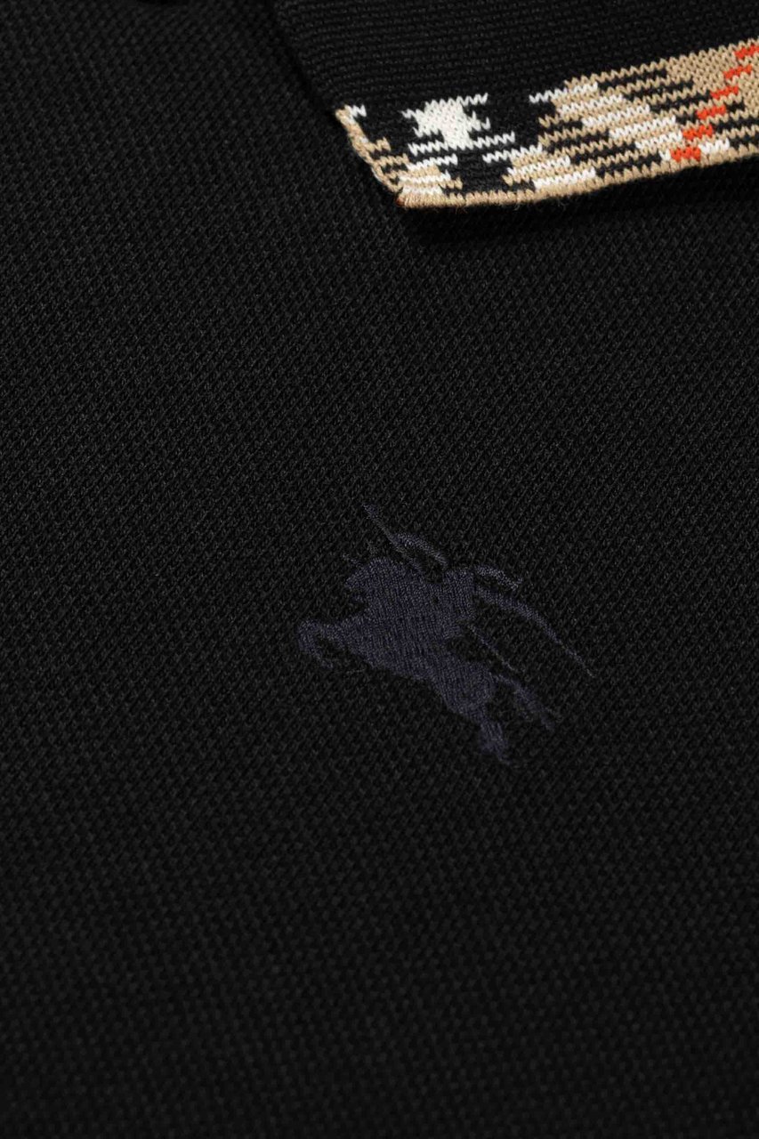 Burberry Kid Boy Polo Shirts Zwart