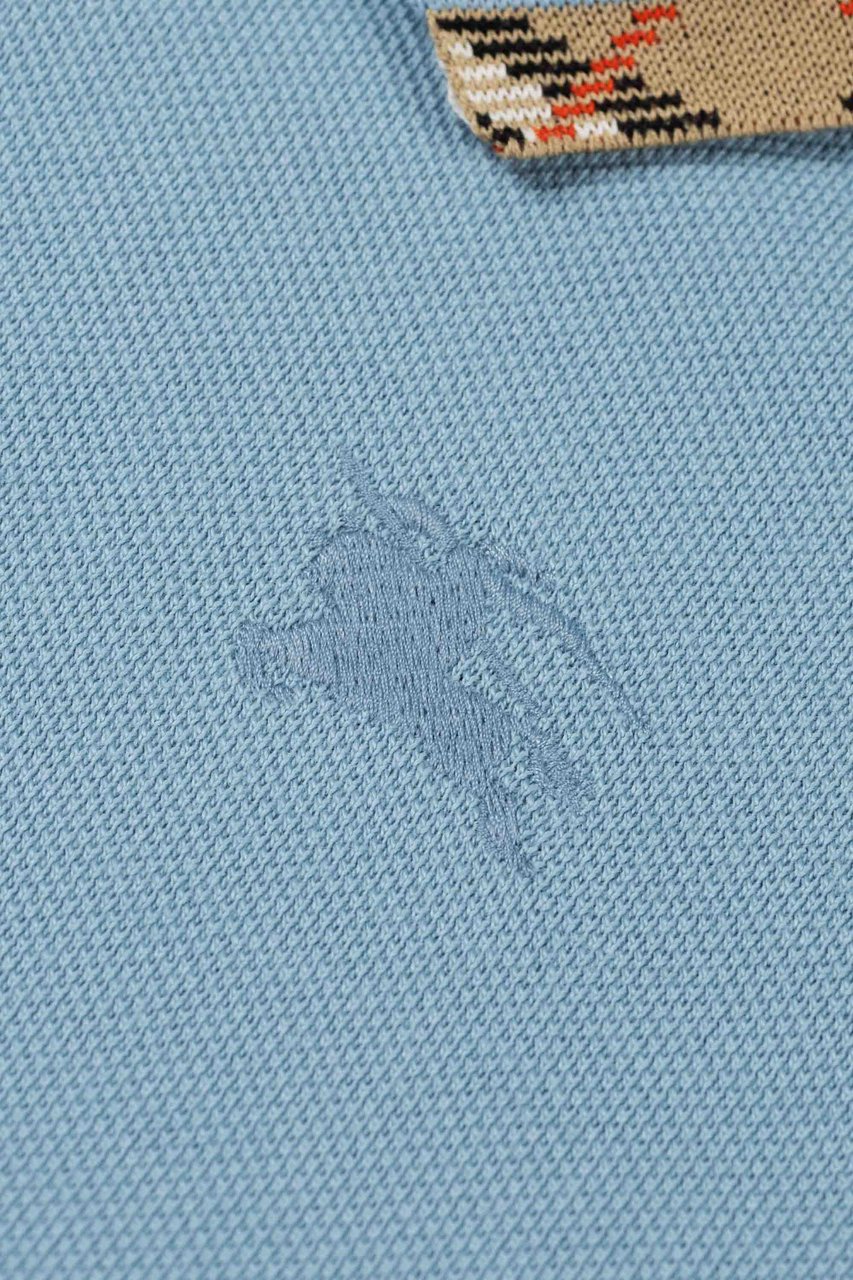 Burberry Inf Boy Polo Shirts Blauw