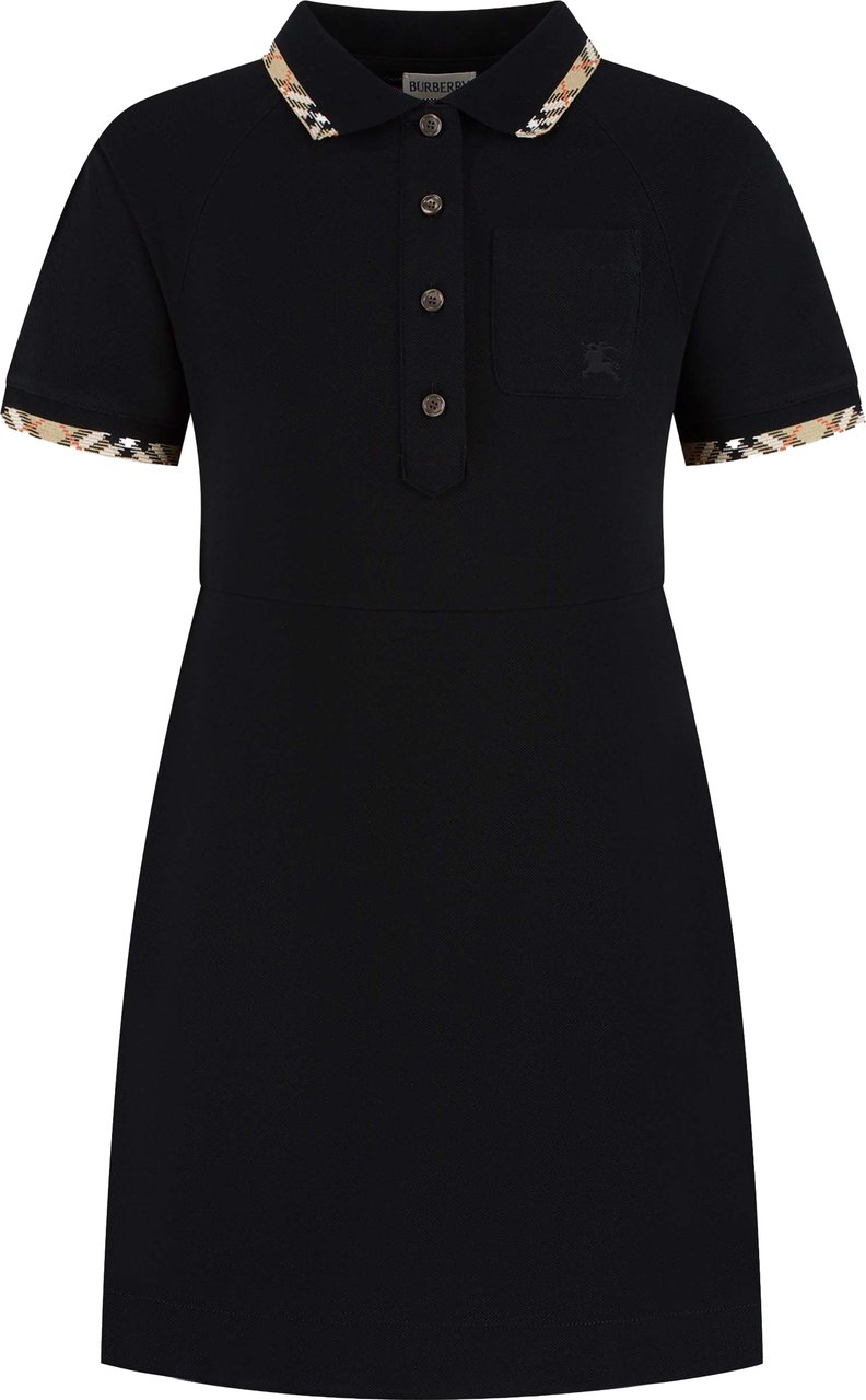 Burberry Kid Girl Jersy Dress Zwart