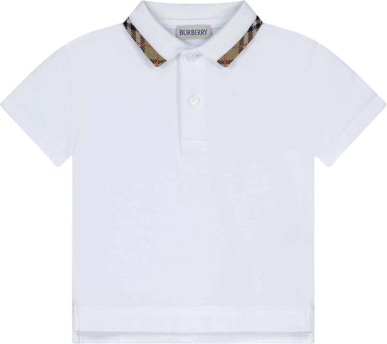 Burberry Inf Boy Polo Shirts Wit
