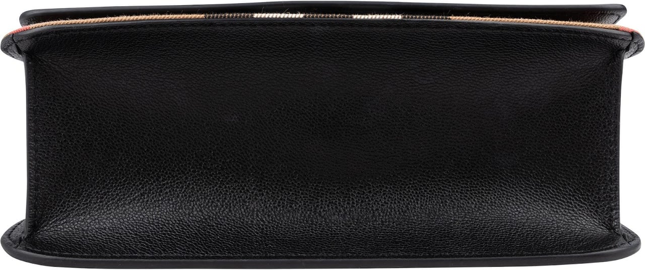 Burberry Nova-Check Monogram Mackford Crossbody Bag Zwart