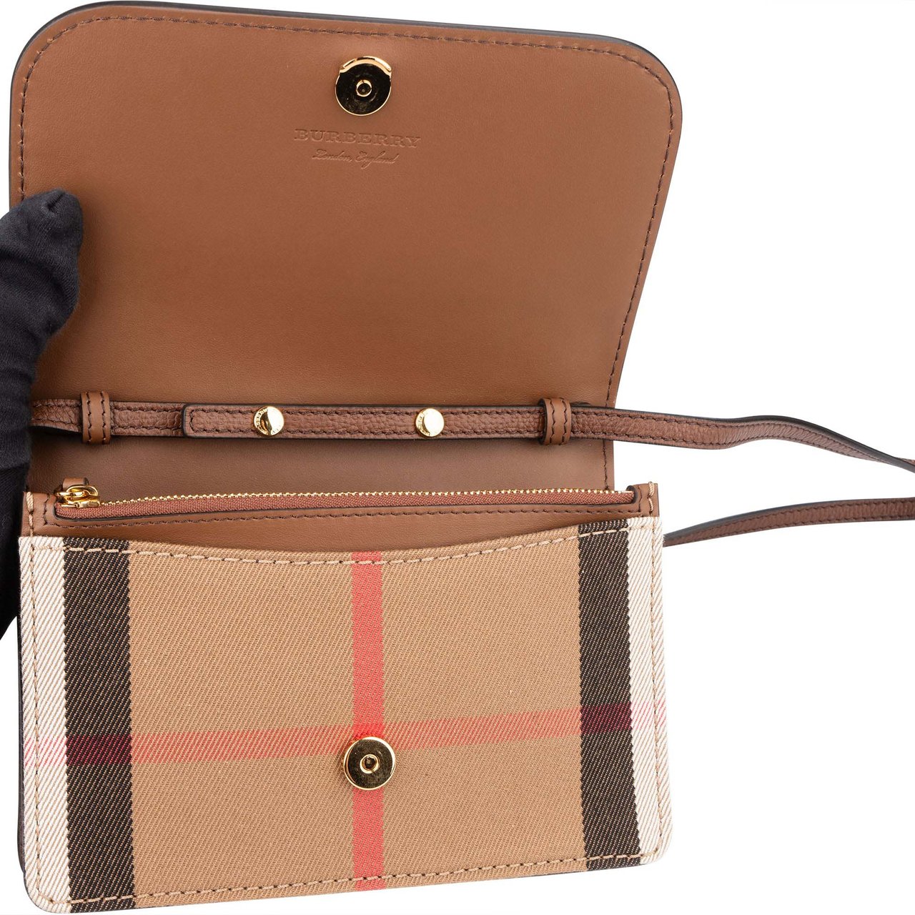 Burberry Burberry Nova-Check Monogram Hampshire Crossbody Bag Divers