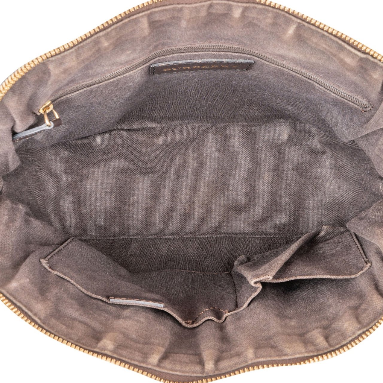 Burberry Haymarket Check Orchard Handbag Beige