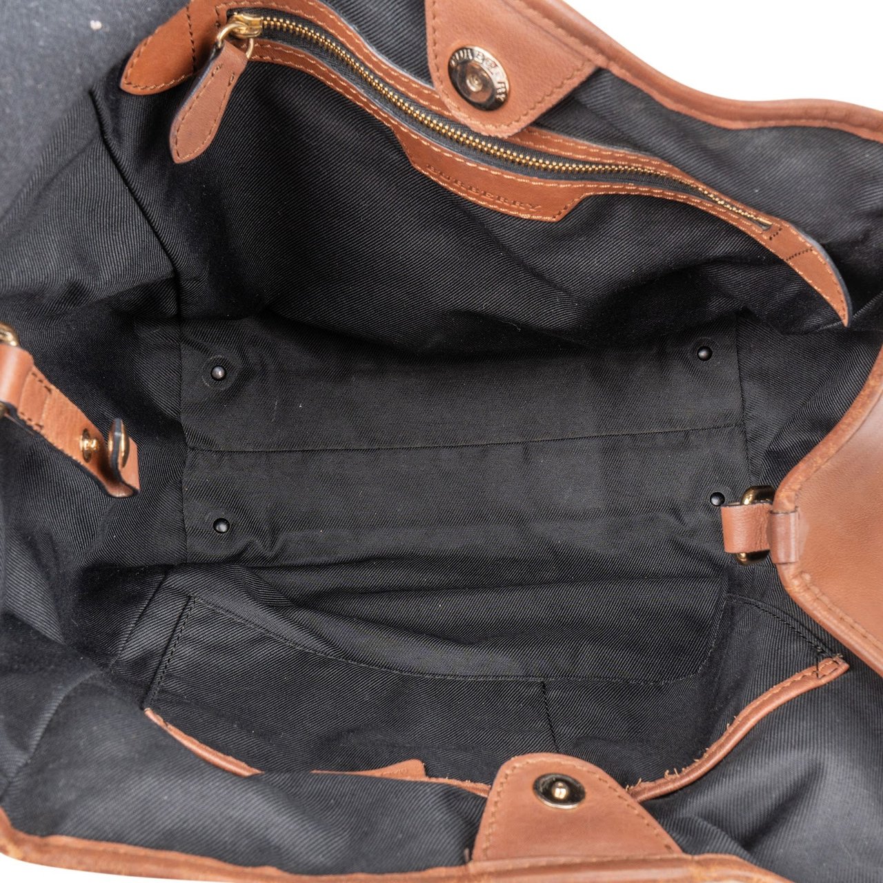 Burberry Nova-Check Monogram Haymarket Hobo Shoulder Bag Beige