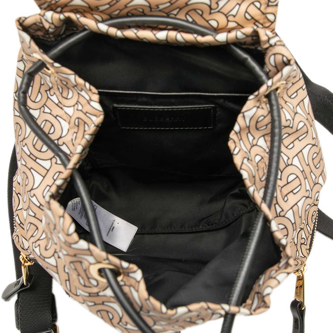 Burberry TB Monogram Nylon Backpack Bruin