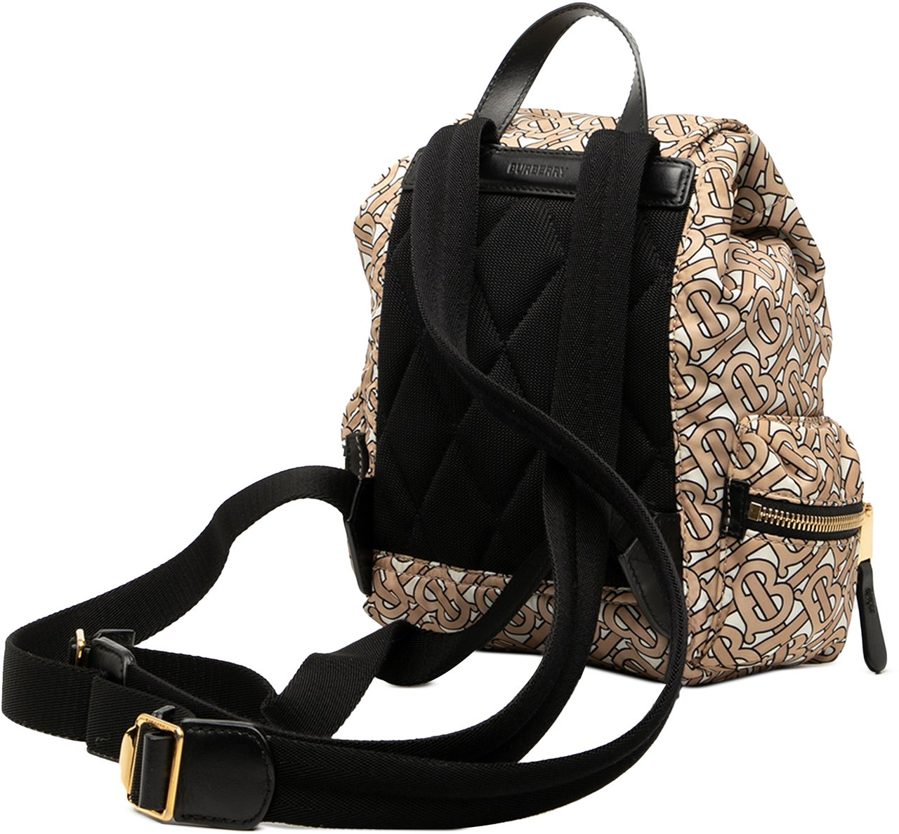 Burberry TB Monogram Nylon Backpack Bruin