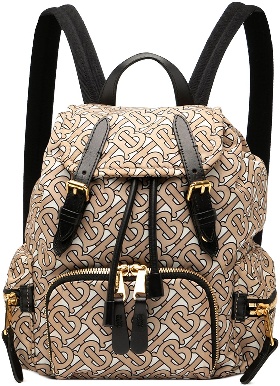Burberry TB Monogram Nylon Backpack Bruin