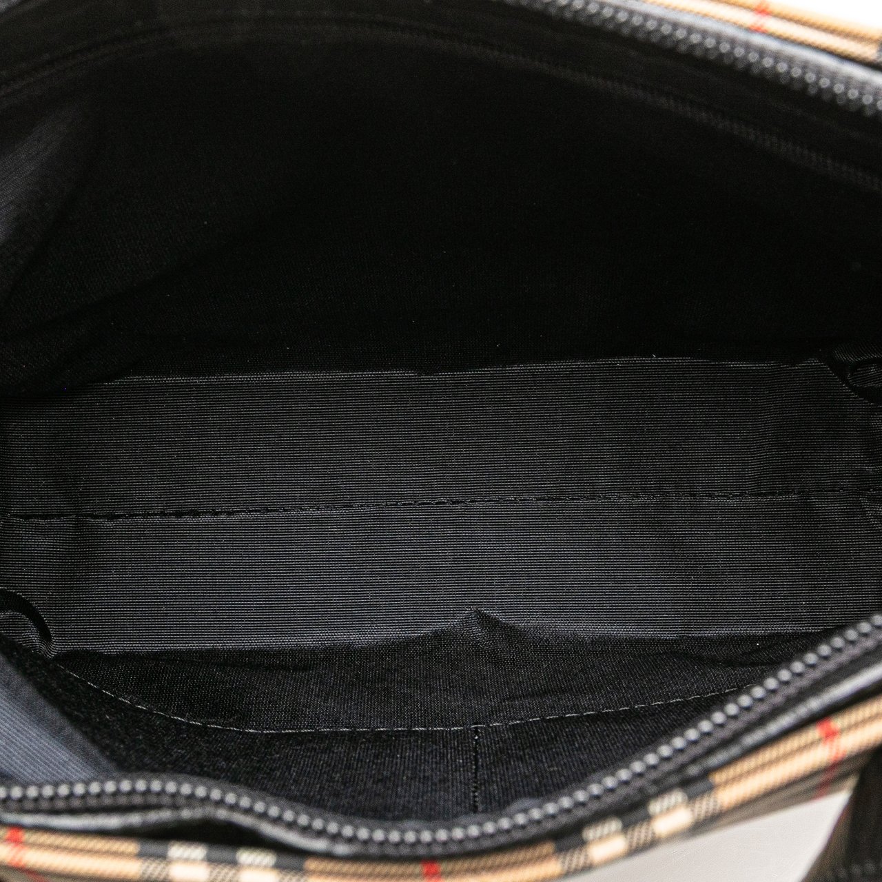 Burberry Haymarket Check Canvas Tote Bruin