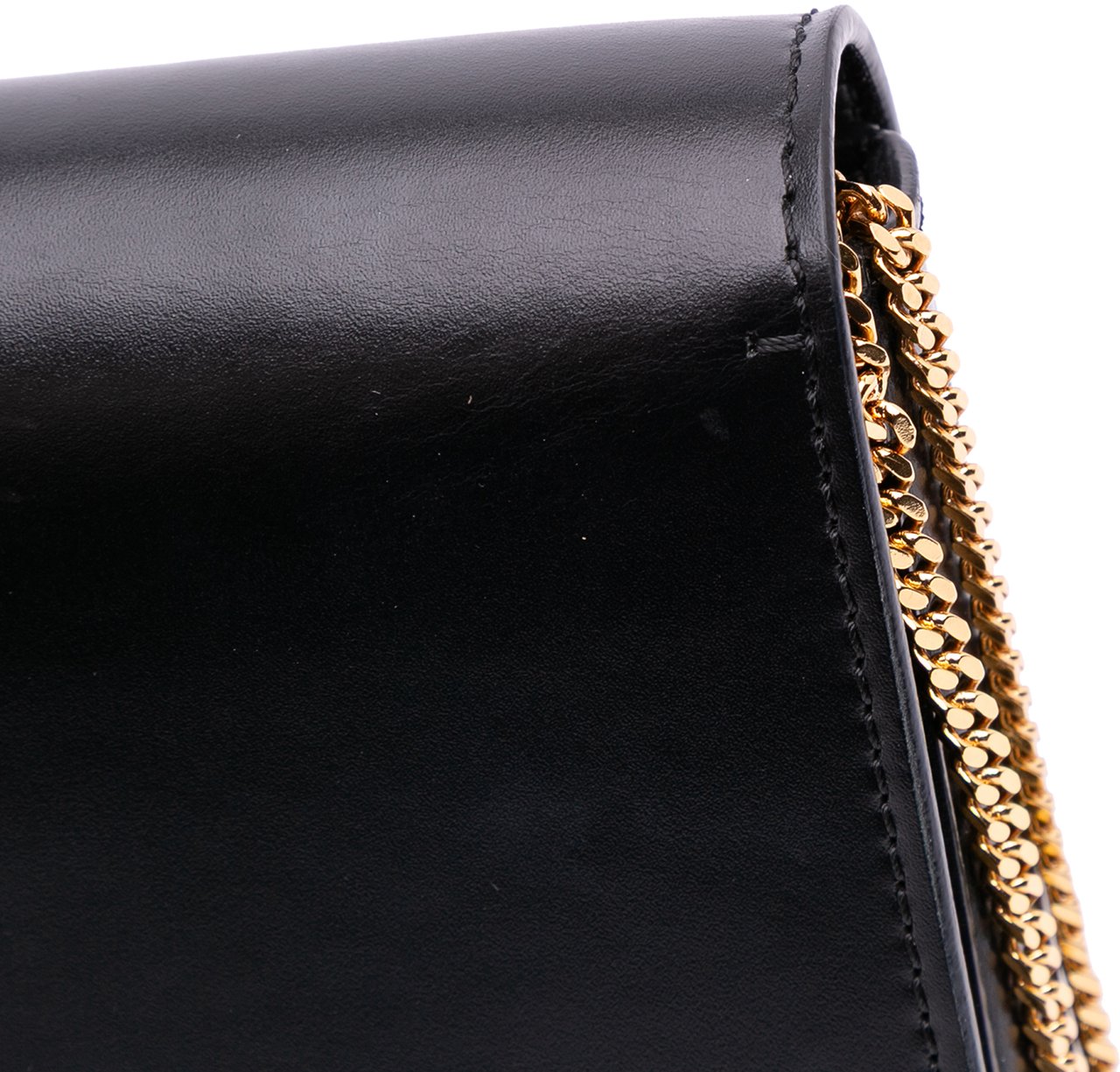 Burberry Leather Grace Clutch Zwart