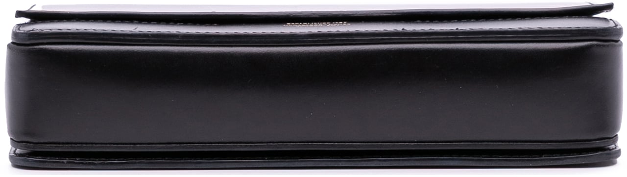 Burberry Leather Grace Clutch Zwart