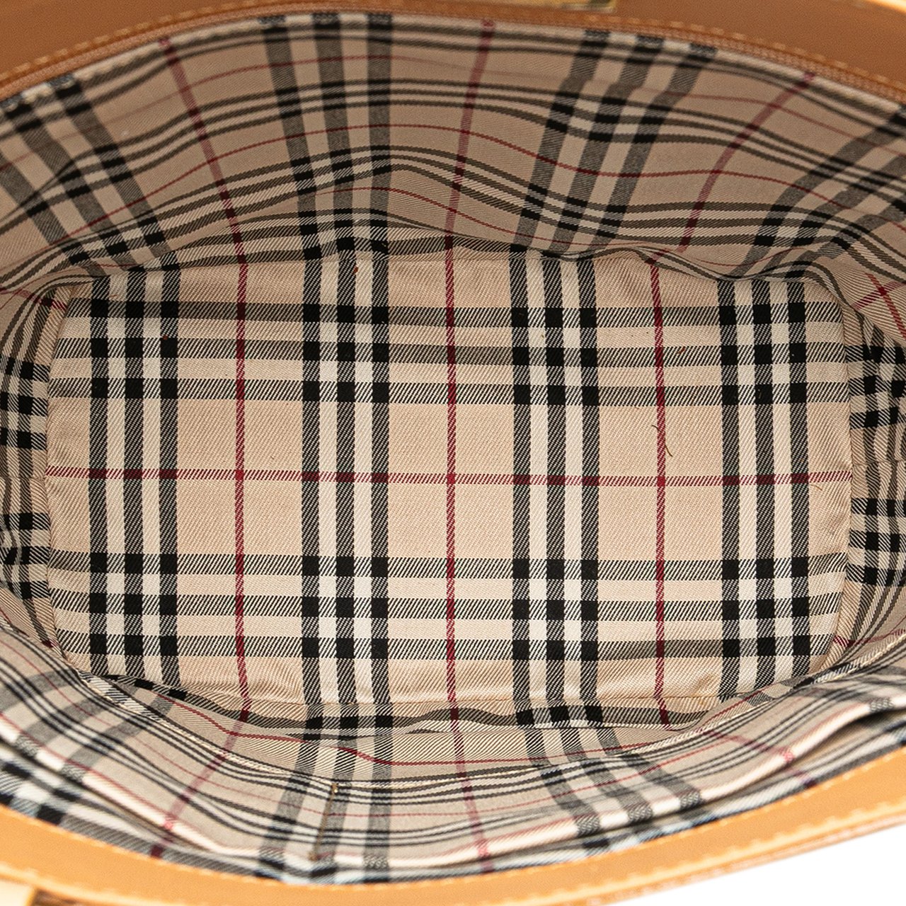 Burberry Leather Tote Bruin