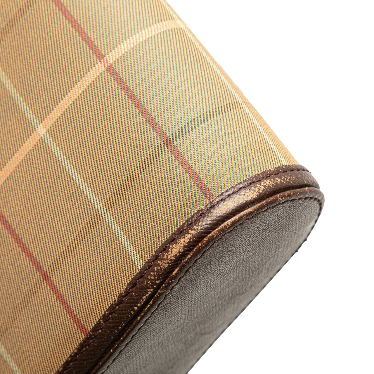 Burberry Vintage Check Canvas Crossbody Bruin