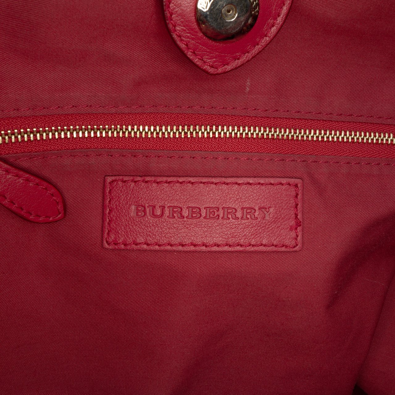 Burberry Small Haymarket Check Canvas Canterbury Tote Bruin
