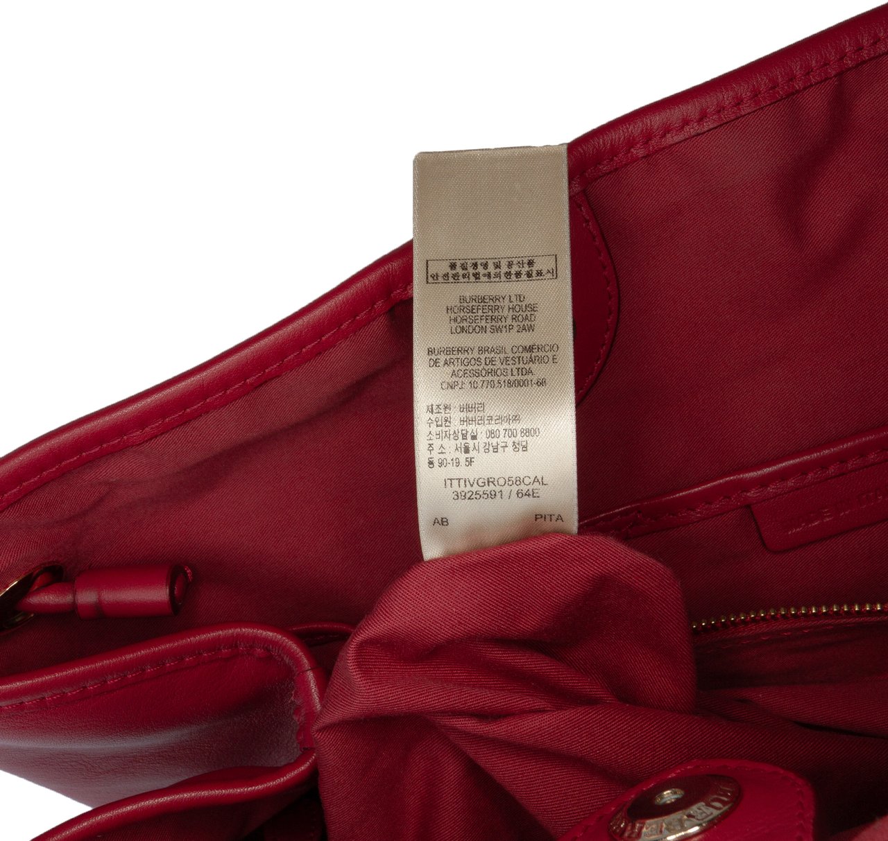 Burberry Small Haymarket Check Canvas Canterbury Tote Bruin