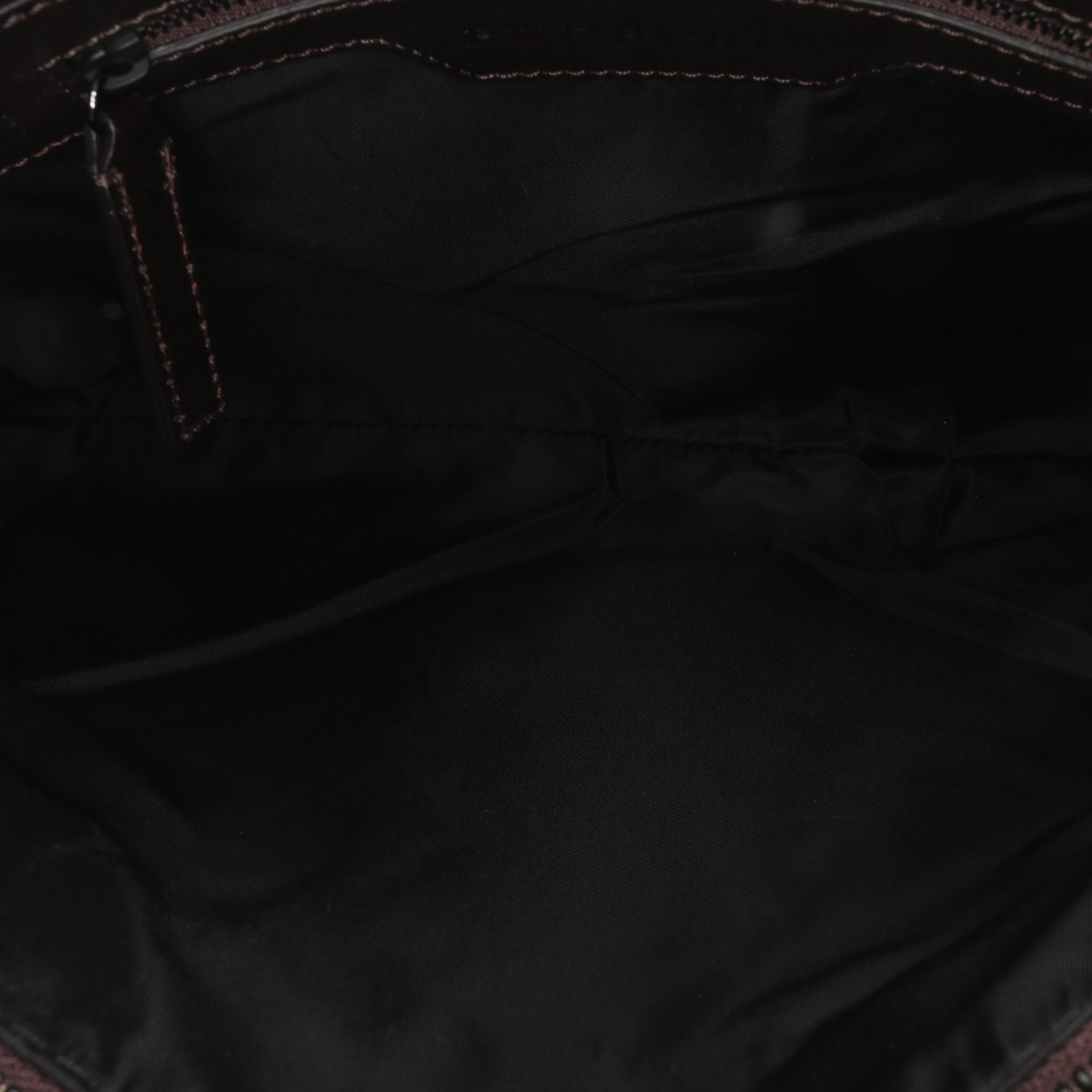 Burberry Tonal Check Nylon Hobo Rood