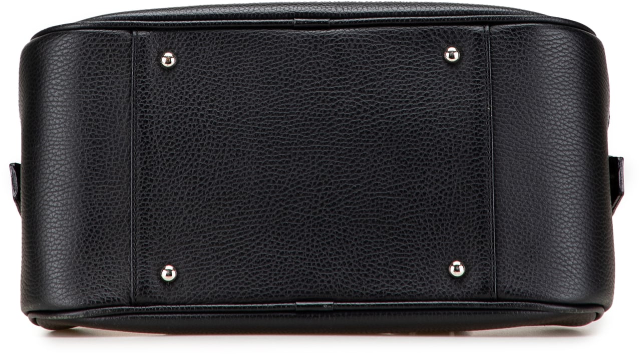 Burberry Leather Boston Bag Zwart